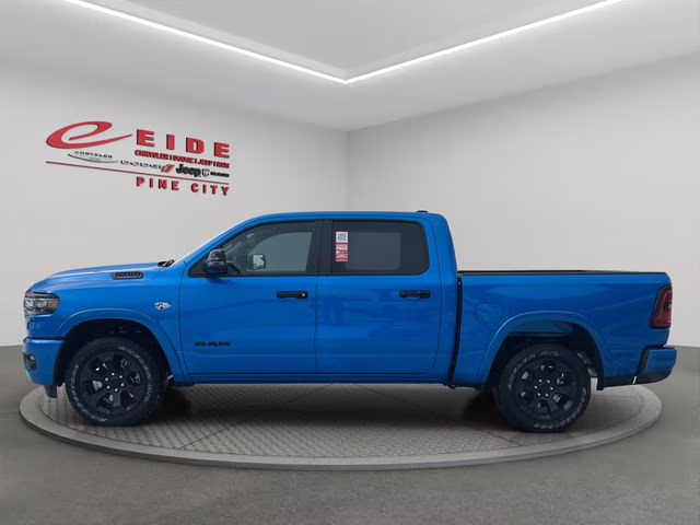 2026 Hydro Blue Pearlcoat Ram 1500 Big Horn Night Edition 4X4 Truck