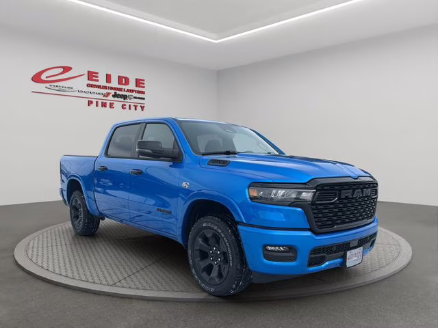 2026 Hydro Blue Pearlcoat Ram 1500 Big Horn Night Edition 4X4 Truck