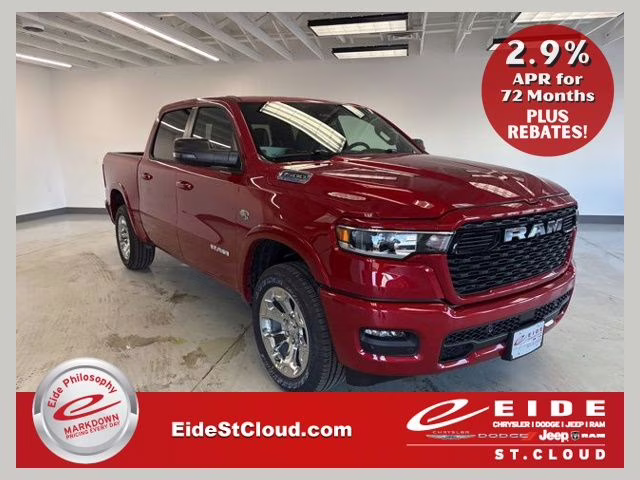 2026 Molten Red Pearlcoat Ram 1500 Big Horn 4X4 Truck
