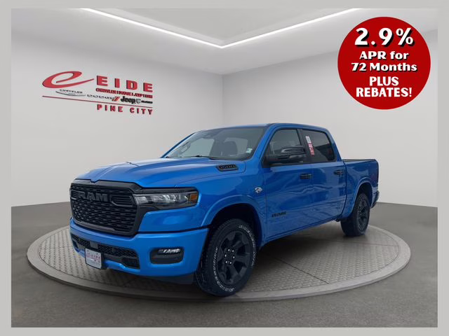 2026 Hydro Blue Pearlcoat Ram 1500 Big Horn Night Edition 4X4 Truck