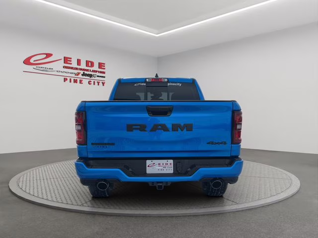 2026 Hydro Blue Pearlcoat Ram 1500 Big Horn Night Edition 4X4 Truck