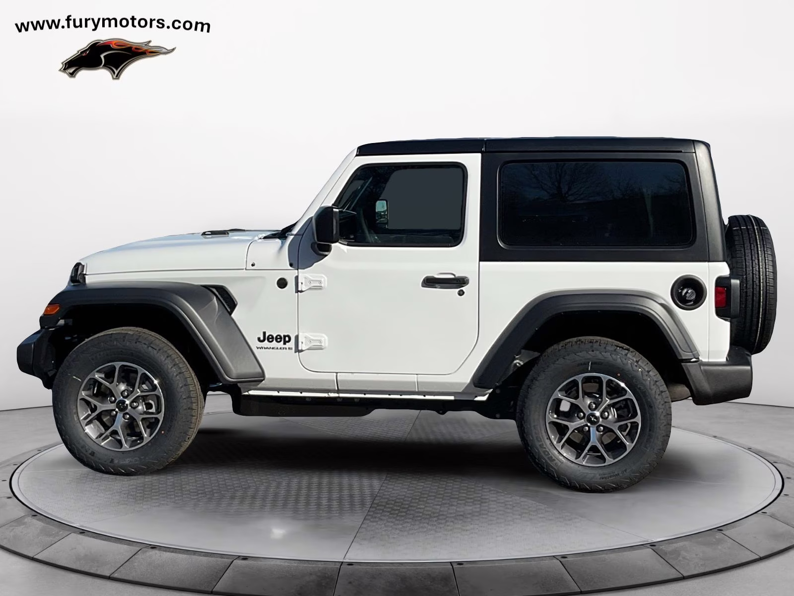 2026 Bright White Clearcoat Jeep Wrangler Sport S 4X4 SUV