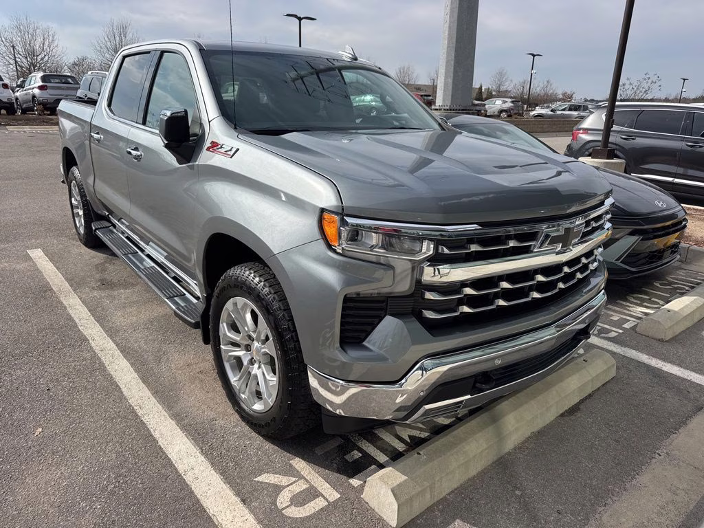2024 Sterling Gray Metallic Chevrolet Silverado 1500 LTZ 4X4 Truck