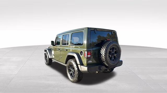 2022 Sarge Green Clearcoat Jeep Wrangler Unlimited Willys 4X4 SUV