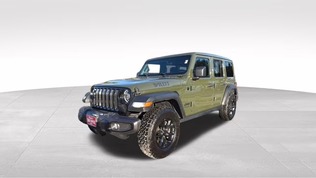 2022 Sarge Green Clearcoat Jeep Wrangler Unlimited Willys 4X4 SUV
