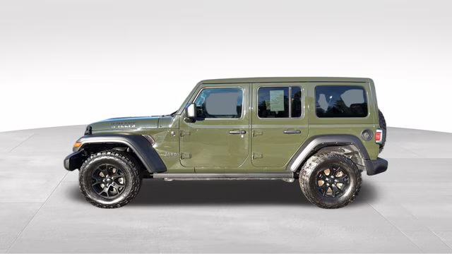 2022 Sarge Green Clearcoat Jeep Wrangler Unlimited Willys 4X4 SUV