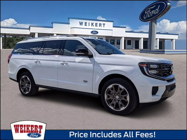 2026 Star White Metallic Tri-Coat Ford Expedition Max King Ranch 4X4 SUV