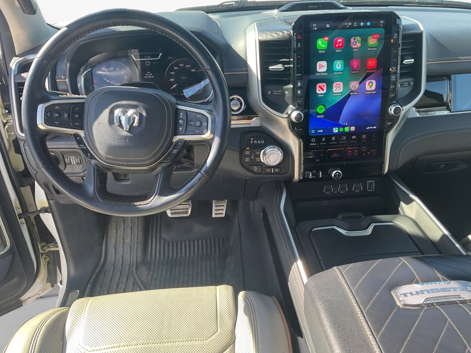 2025 Bright White Clearcoat Ram 1500 Tungsten 4X4 Truck