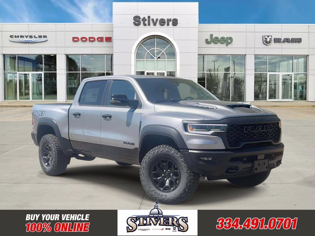 2026 Billet Silver Metallic Clearcoat Ram 1500 RHO 4X4 Truck