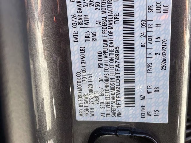 2026 Carbonized Gray Metallic Ford F-150 STX 4X4 Truck