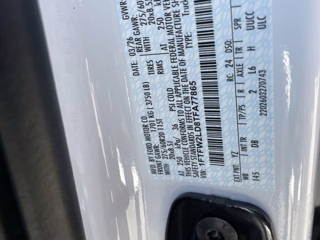 2026 Oxford White Ford F-150 STX 4X4 Truck