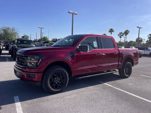 2026 Ruby Red Metallic Tinted Clearcoat Ford F-150 XLT 4X4 Truck