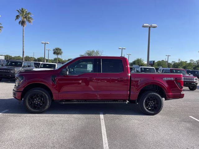 2026 Ruby Red Metallic Tinted Clearcoat Ford F-150 XLT 4X4 Truck
