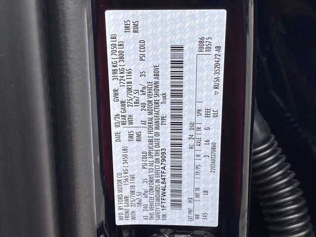 2026 Antimatter Blue Metallic Ford F-150 Tremor 4X4 Truck