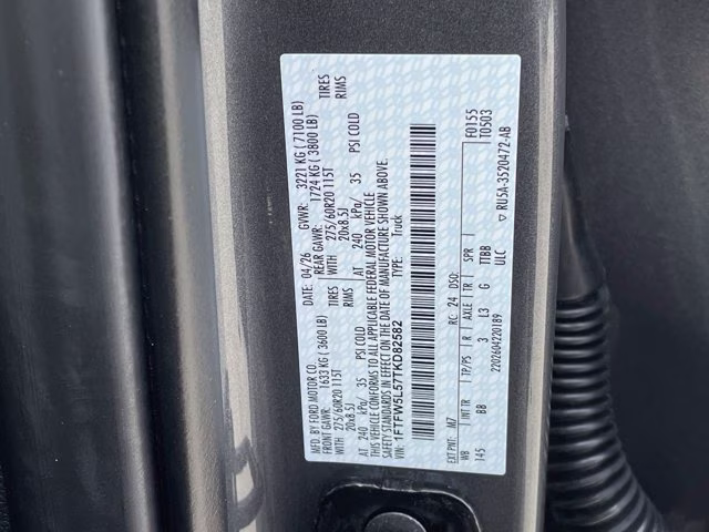 2026 Carbonized Gray Metallic Ford F-150 LARIAT 4X4 Truck