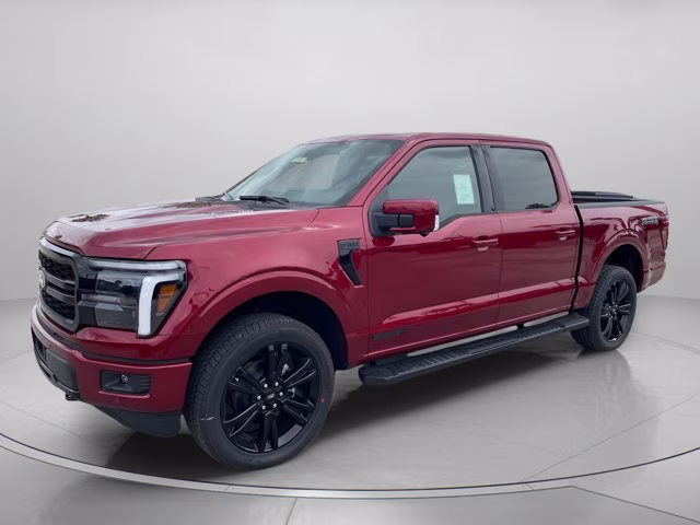 2026 Ruby Red Metallic Tinted Clearcoat Ford F-150 LARIAT 4X4 Truck