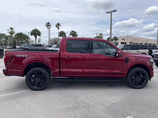 2026 Ruby Red Metallic Tinted Clearcoat Ford F-150 LARIAT 4X4 Truck