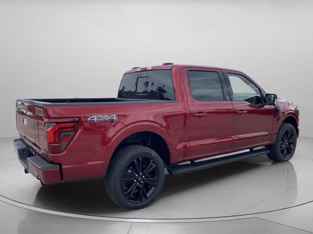 2026 Ruby Red Metallic Tinted Clearcoat Ford F-150 LARIAT 4X4 Truck