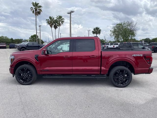 2026 Ruby Red Metallic Tinted Clearcoat Ford F-150 LARIAT 4X4 Truck
