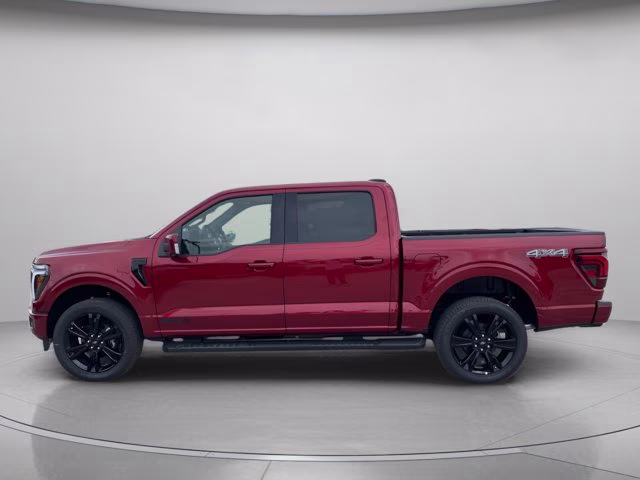 2026 Ruby Red Metallic Tinted Clearcoat Ford F-150 LARIAT 4X4 Truck