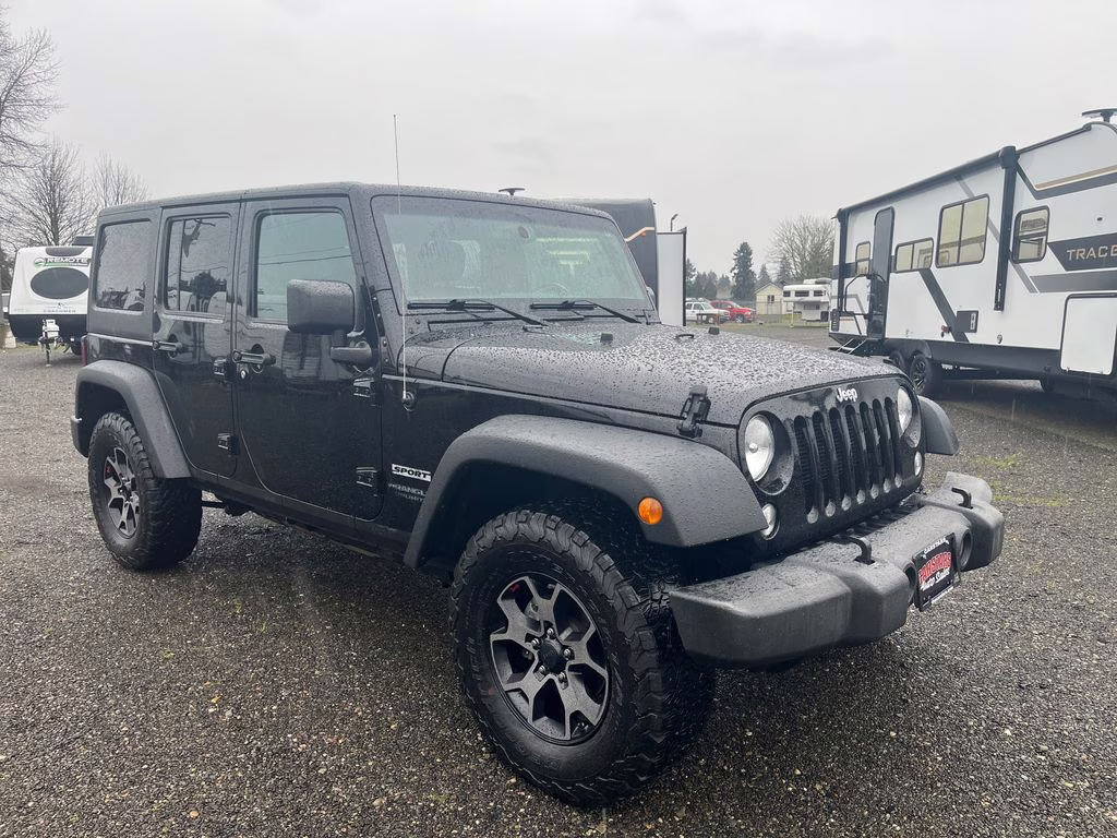 2017 Black Clearcoat Jeep Wrangler Unlimited Sport 4X4 SUV