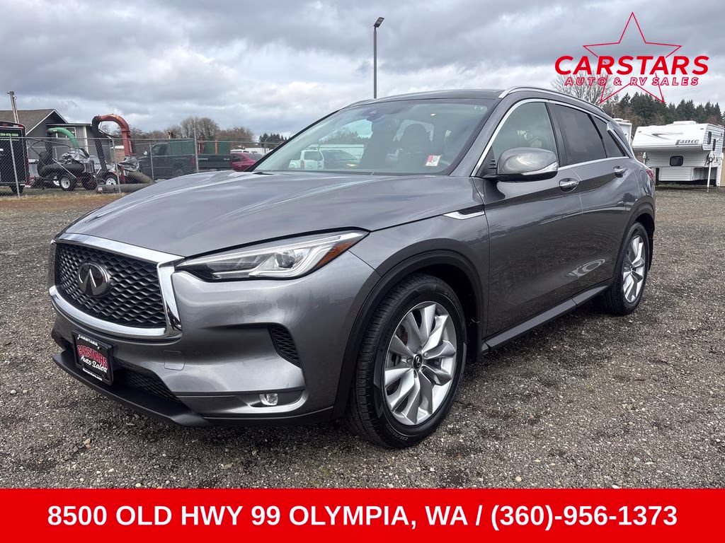 2020 Graphite Shadow INFINITI QX50 LUXE AWD SUV