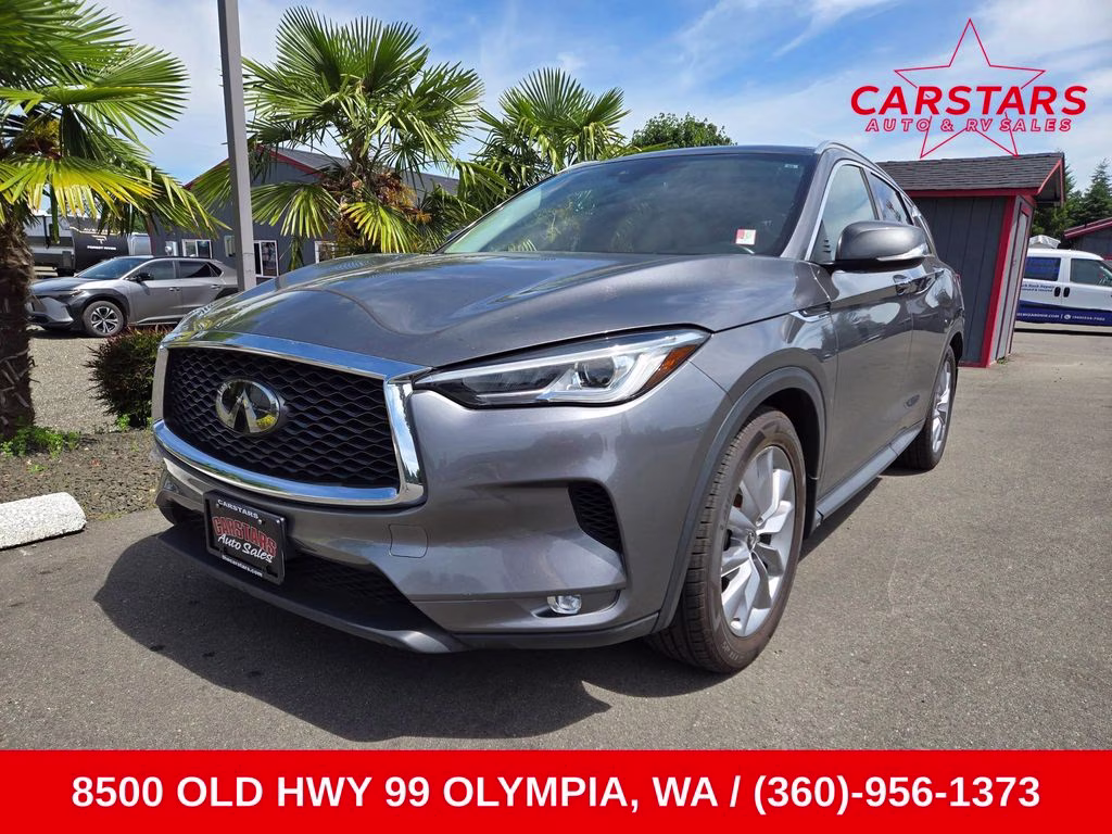 2020 Graphite Shadow INFINITI QX50 LUXE AWD SUV