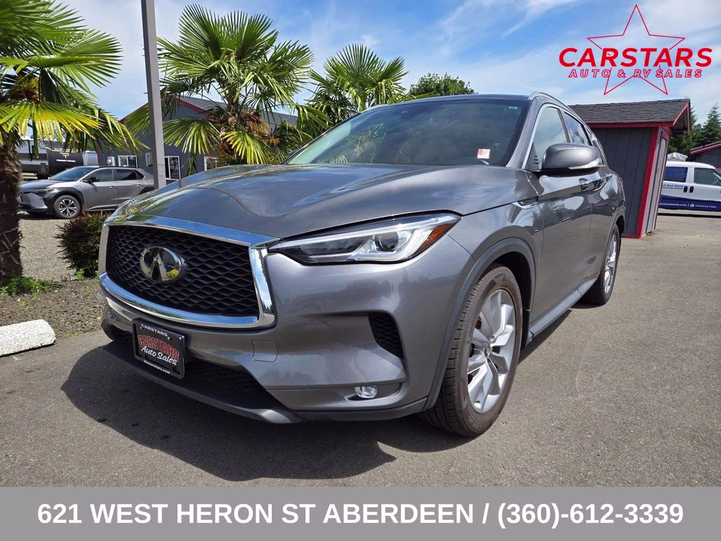 2020 Graphite Shadow INFINITI QX50 LUXE AWD SUV