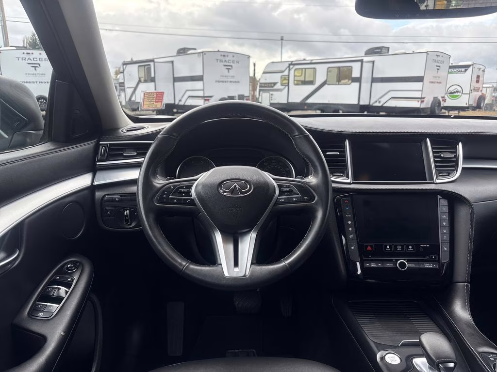 2020 Graphite Shadow INFINITI QX50 LUXE AWD SUV