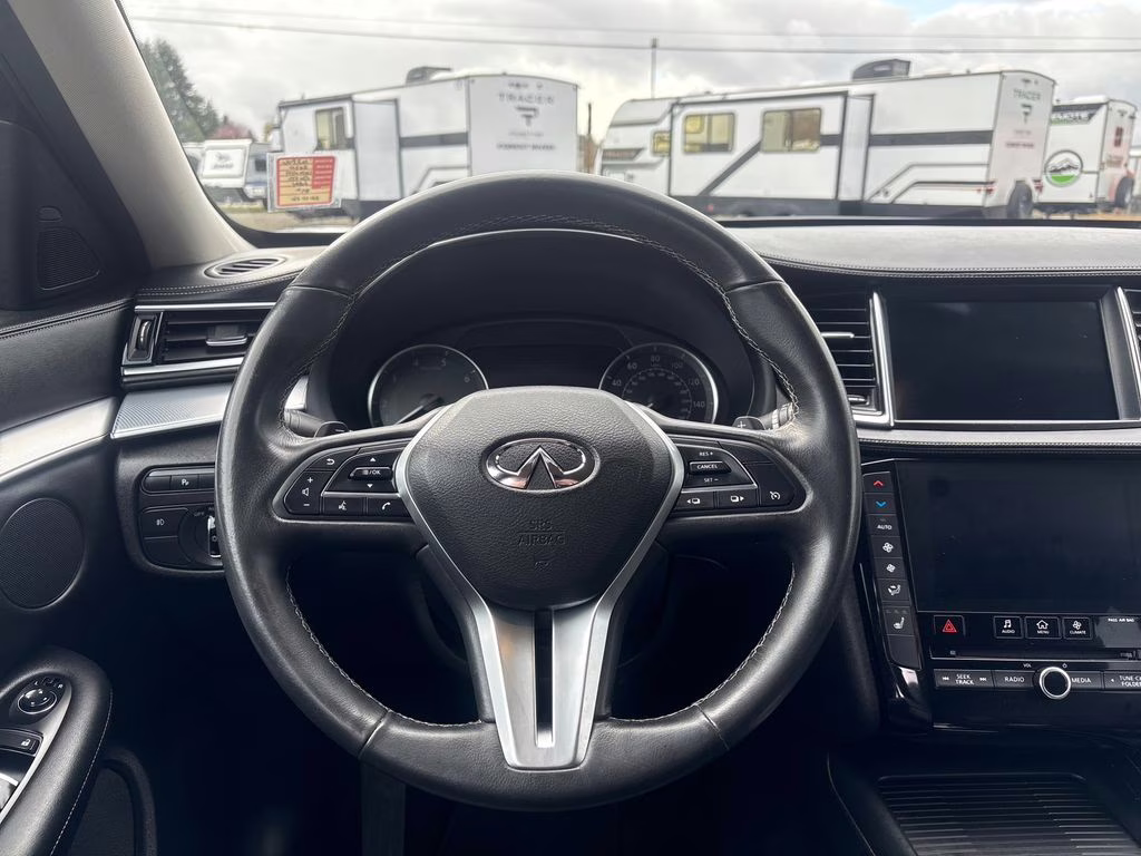 2020 Graphite Shadow INFINITI QX50 LUXE AWD SUV