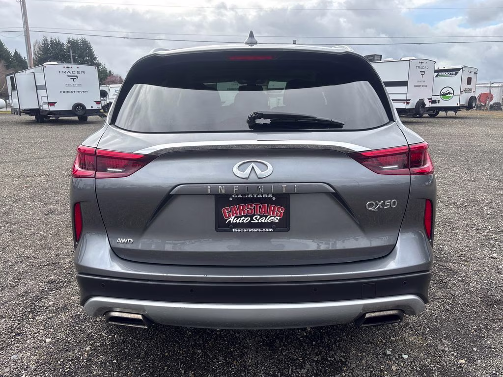 2020 Graphite Shadow INFINITI QX50 LUXE AWD SUV