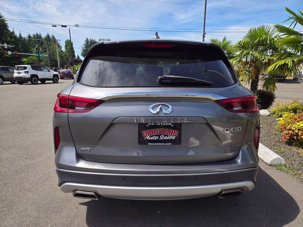 2020 Graphite Shadow INFINITI QX50 LUXE AWD SUV