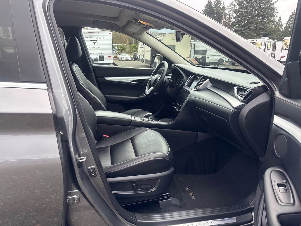 2020 Graphite Shadow INFINITI QX50 LUXE AWD SUV