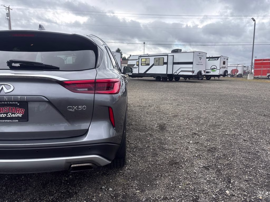 2020 Graphite Shadow INFINITI QX50 LUXE AWD SUV