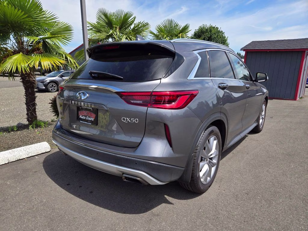 2020 Graphite Shadow INFINITI QX50 LUXE AWD SUV