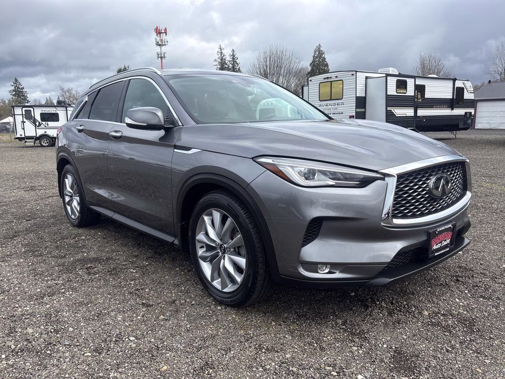 2020 Graphite Shadow INFINITI QX50 LUXE AWD SUV