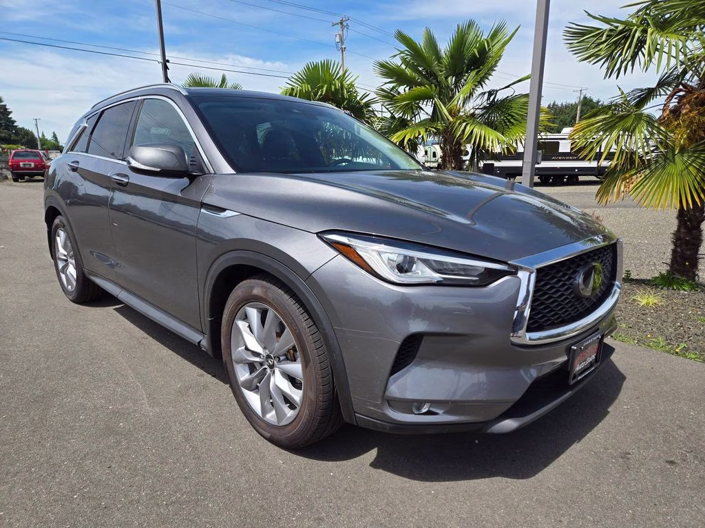 2020 Graphite Shadow INFINITI QX50 LUXE AWD SUV