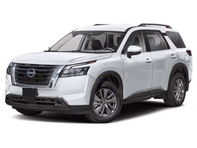 2025 Everest White Pearl Tricoat Nissan Pathfinder SV FWD SUV