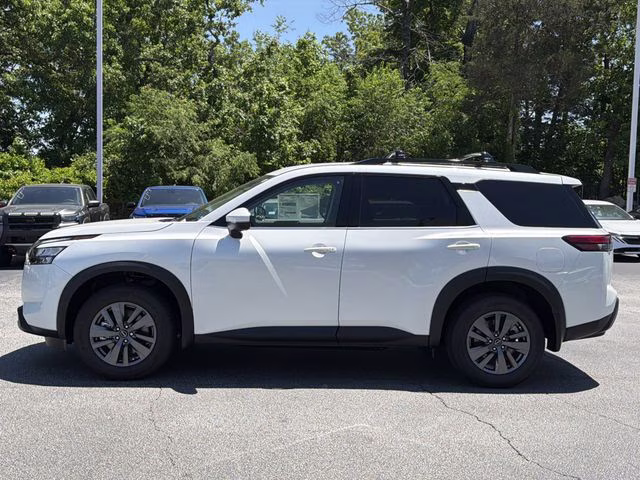 2025 Everest White Pearl Tricoat Nissan Pathfinder SV FWD SUV