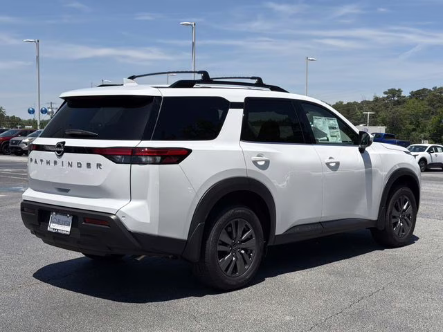 2025 Everest White Pearl Tricoat Nissan Pathfinder SV FWD SUV