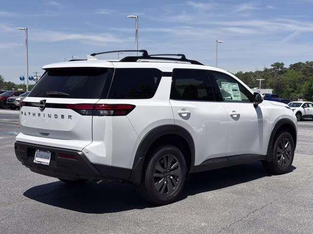 2025 Everest White Pearl Tricoat Nissan Pathfinder SV FWD SUV