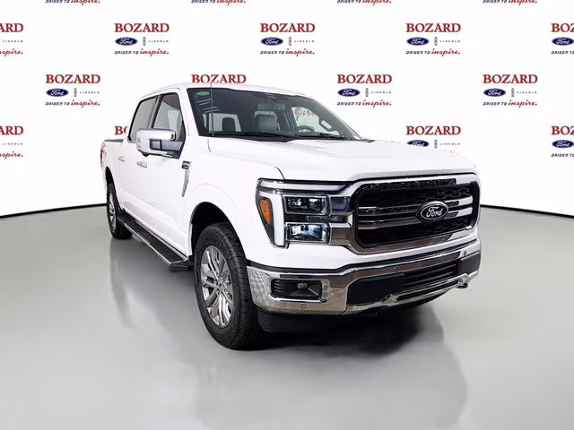 2026 Star White Metallic Tri-Coat Ford F-150 Lariat 4X4 Truck