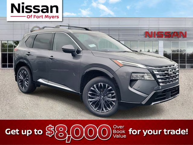 2026 Gun Metallic Nissan Rogue Platinum AWD SUV