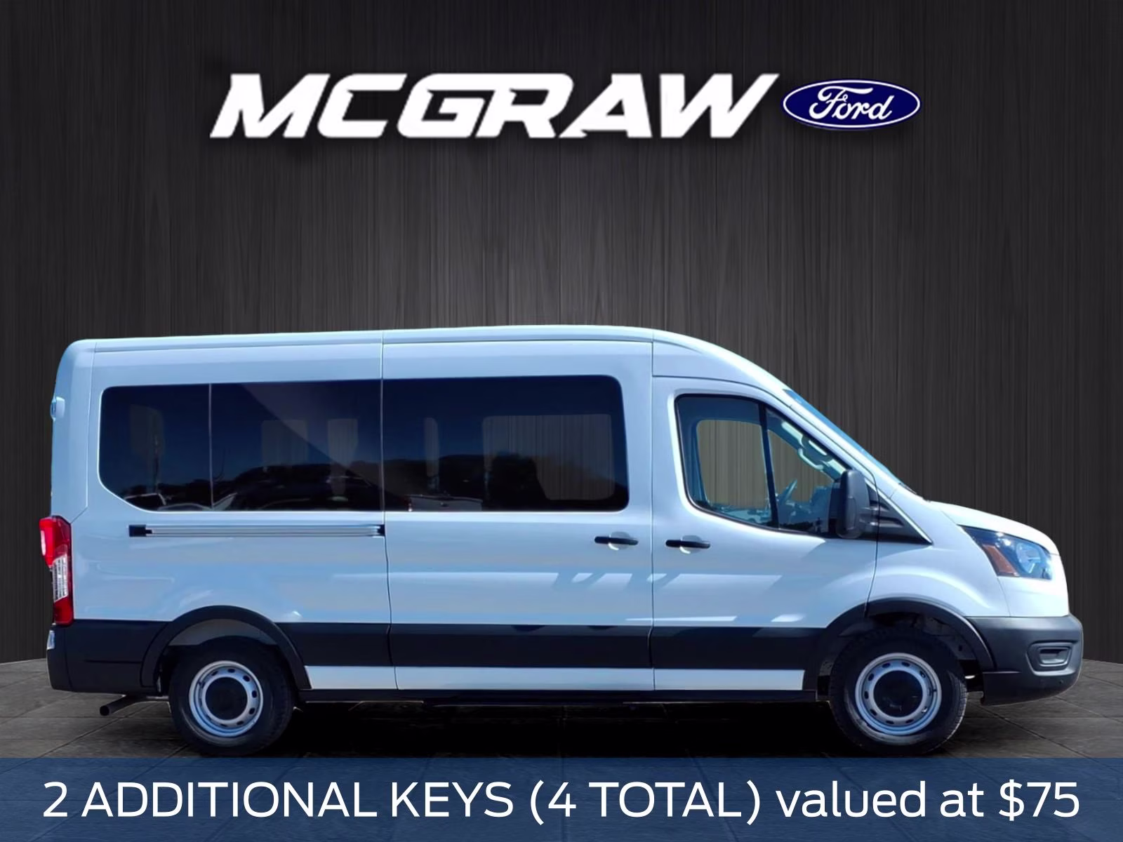2026 Oxford White Ford Transit-350 XL RWD Crossover