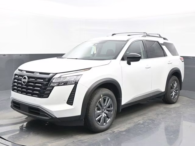 2026 Everest White Pearl Tricoat Nissan Pathfinder SV FWD SUV