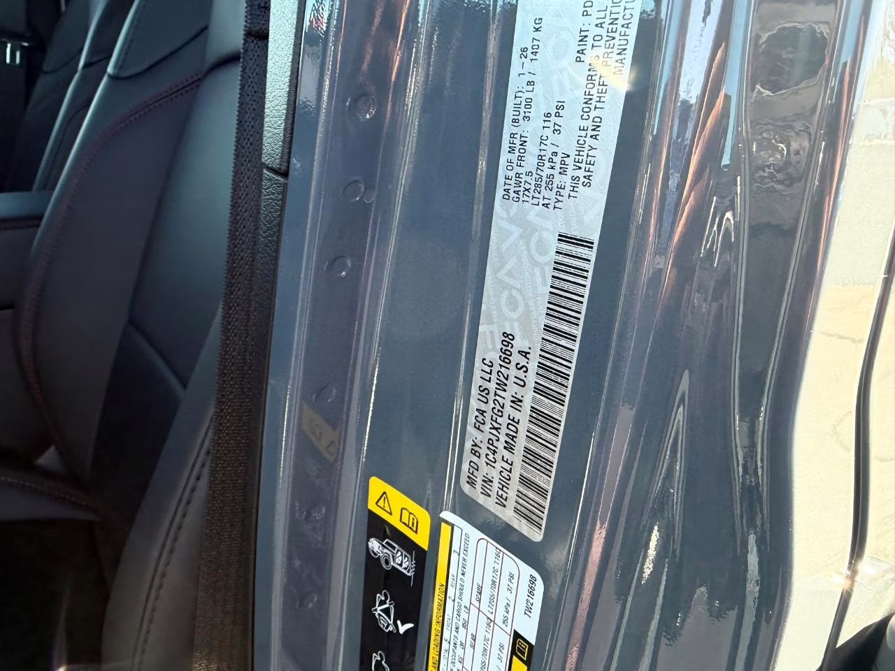 2026 Anvil Clearcoat Jeep Wrangler Rubicon 4X4 SUV