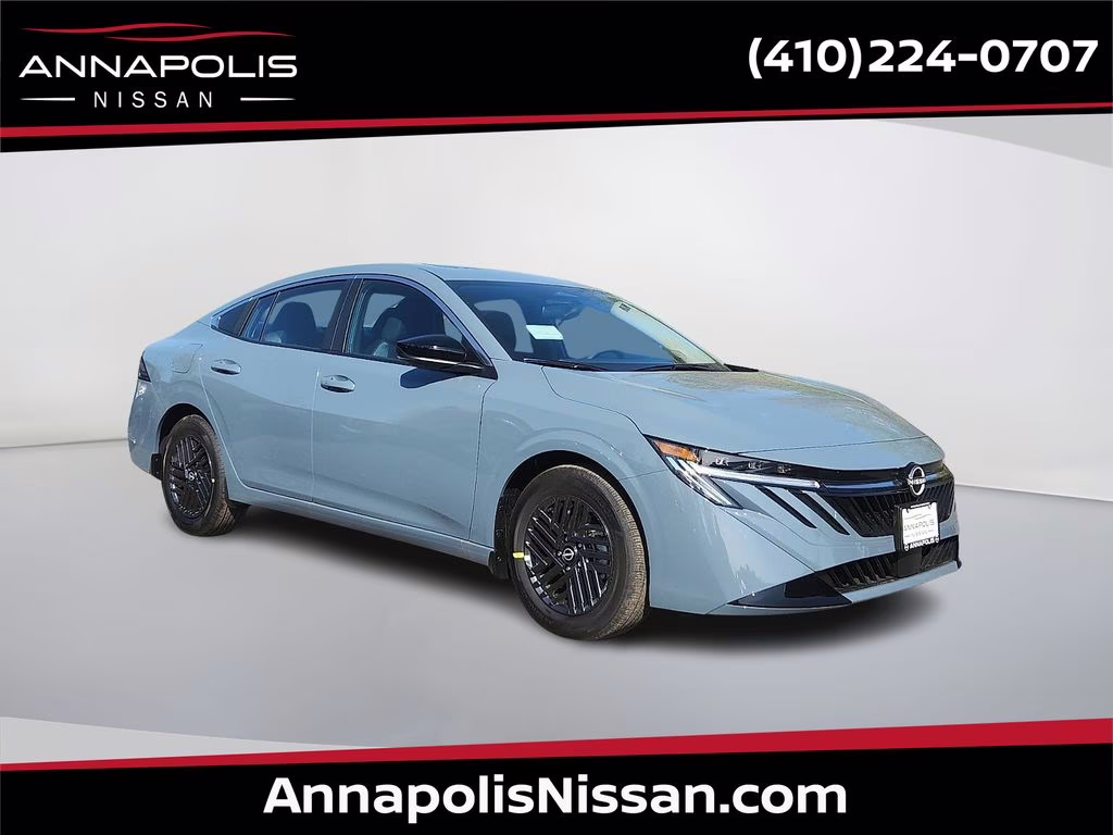 2026 Atlantic Gray Metallic Nissan Sentra SV FWD Sedan