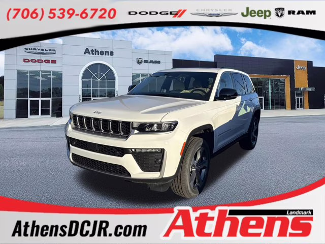 2026 Bright White Clearcoat Jeep Grand Cherokee Limited RWD SUV