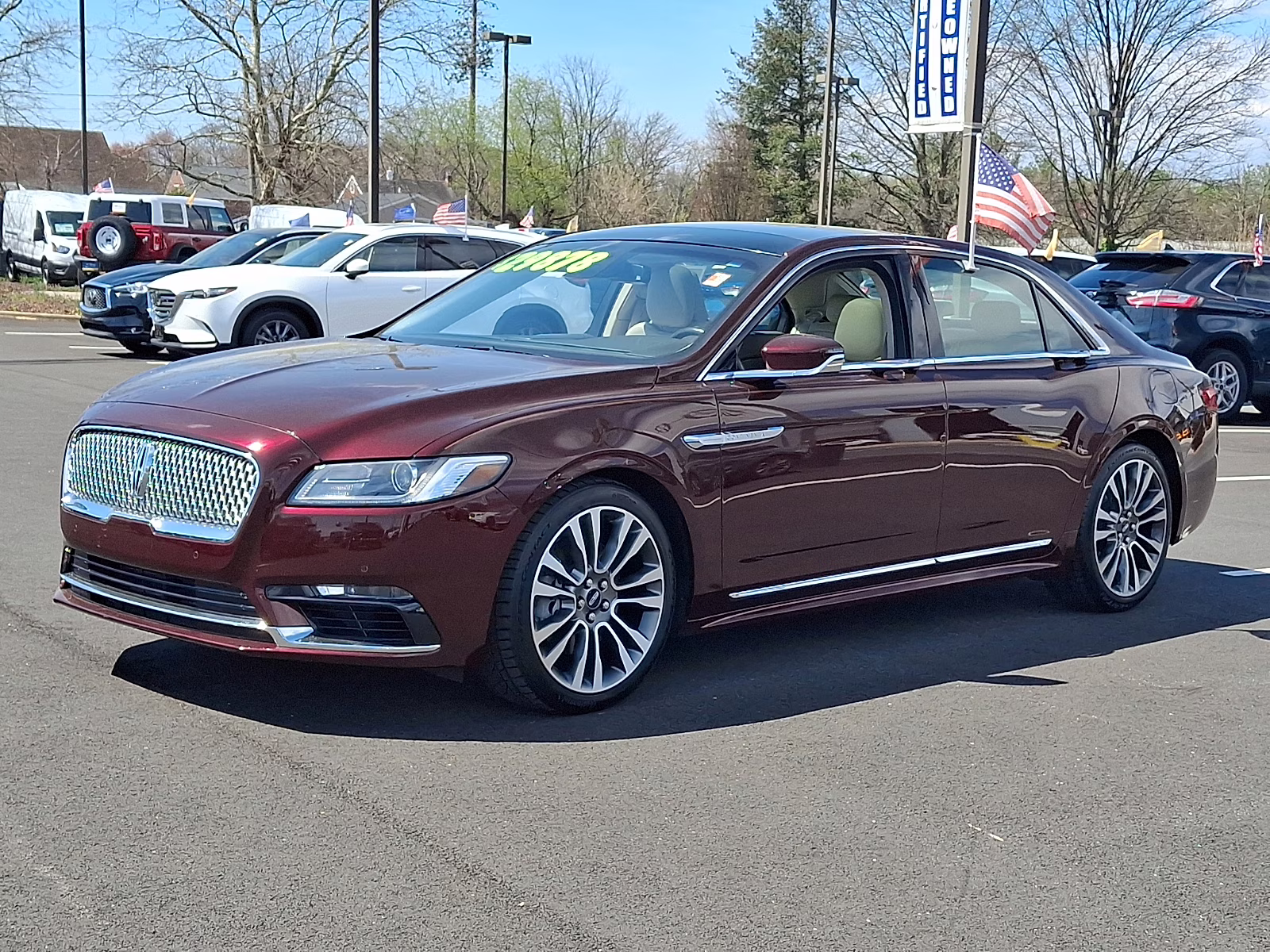 2017 Burgundy Velvet Tinted Clearcoat - R3 Lincoln Continental Reserve AWD