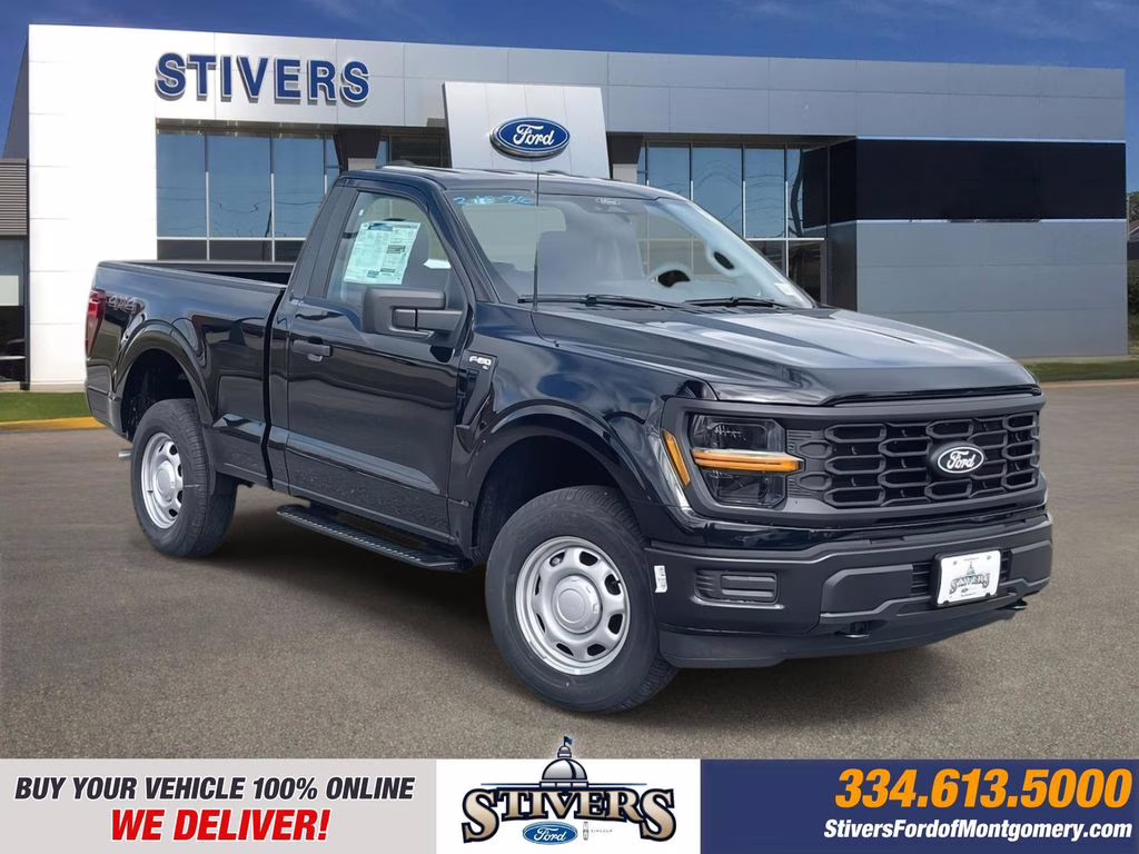 2026 Agate Black Metallic Ford F-150 XL 4X4 Truck